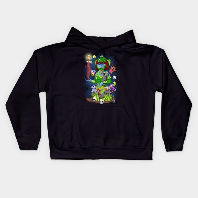 Queen Cobra Kids Hoodie by StGeorgeClothing